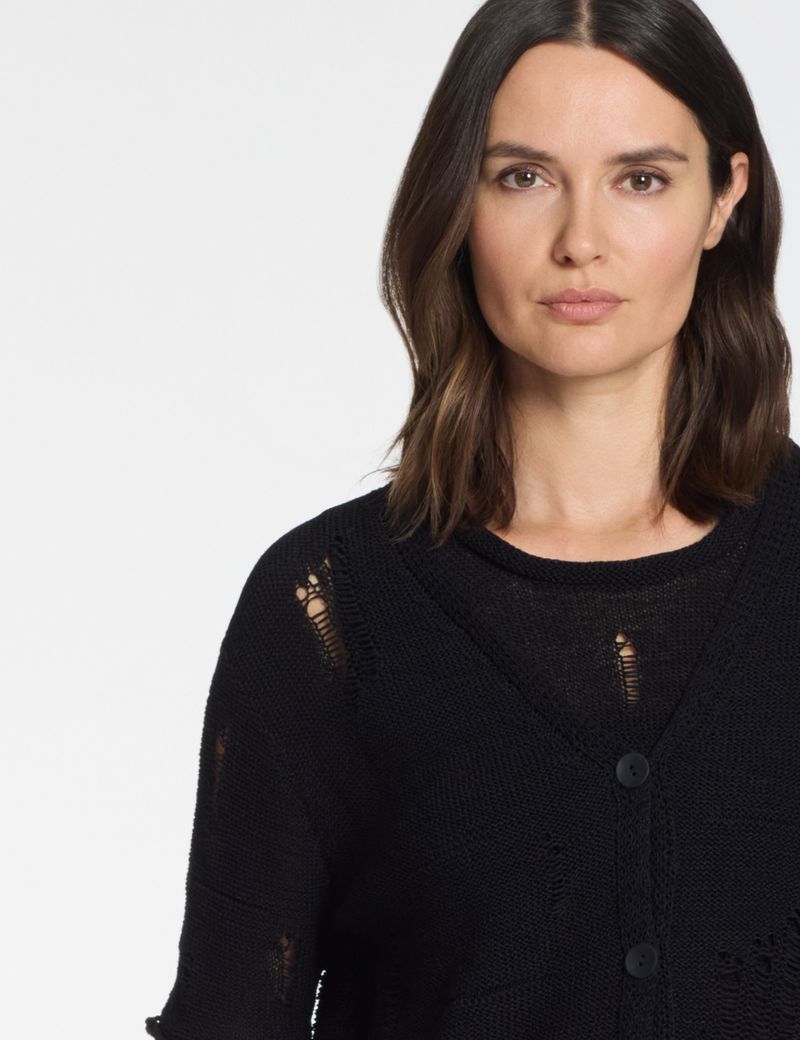 Sarah Pacini Casual cardigan – openwork