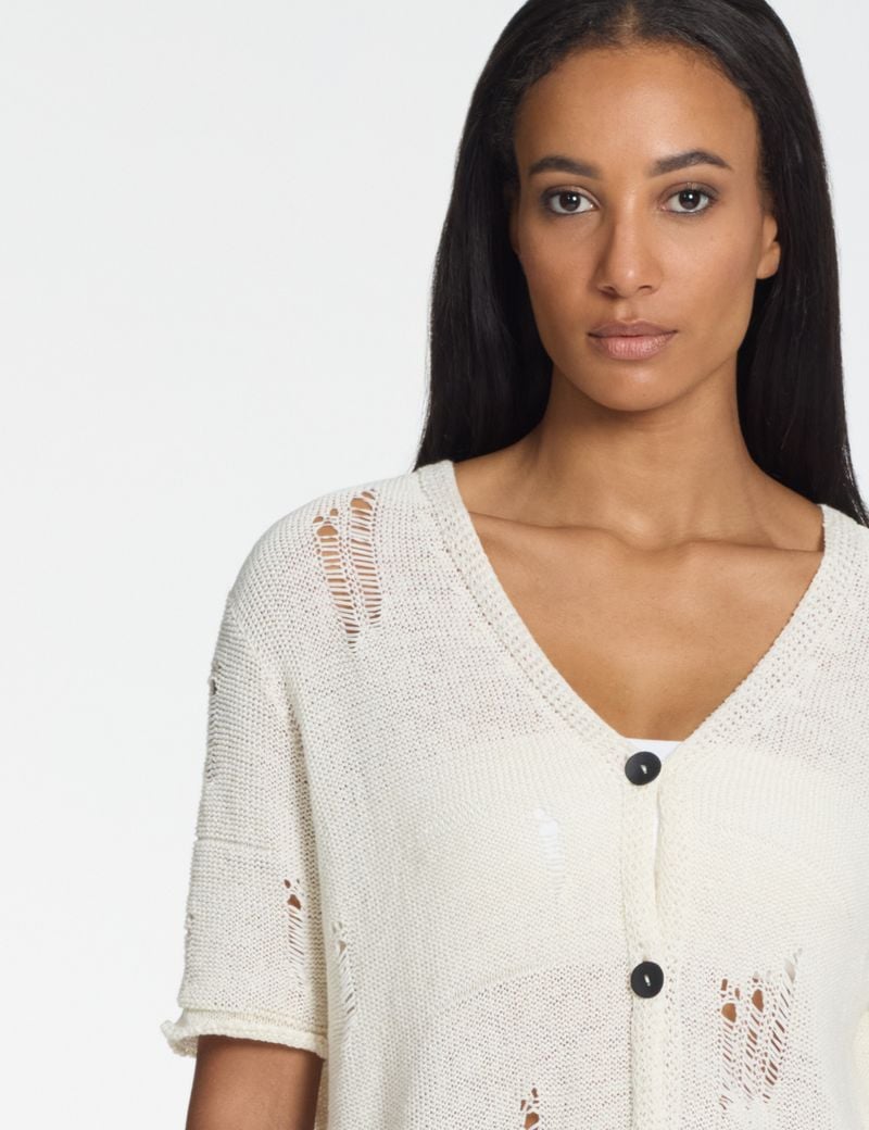 Sarah Pacini Casual cardigan – openwork