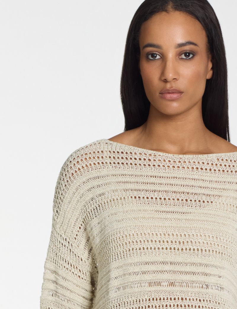 Sarah Pacini Casual trui – gevlochten gebreid
