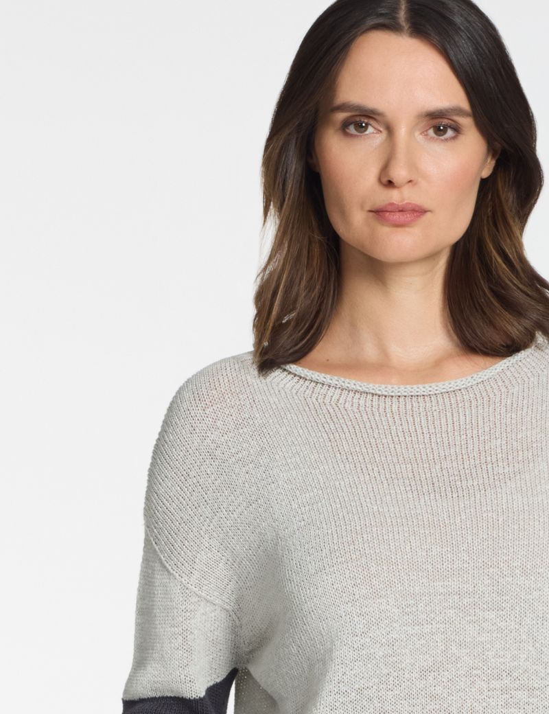 Sarah Pacini Trui met boothals – naadloos