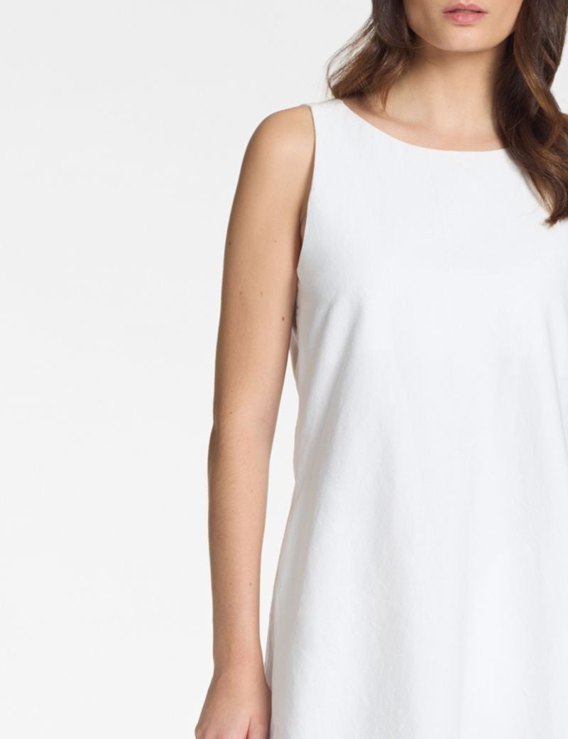 Sarah Pacini Backless dress – textured cotton
