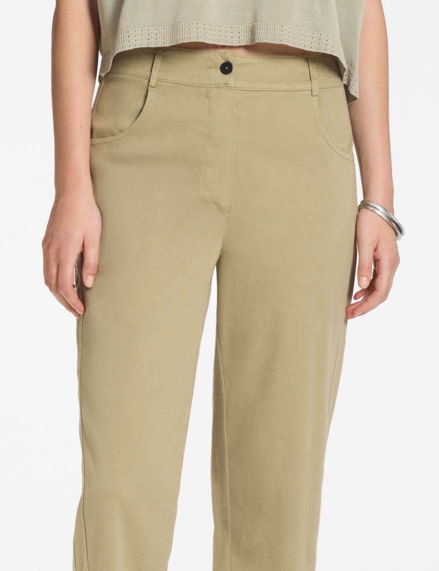 Sarah Pacini Pantalon droit – surpiqûres apparentes