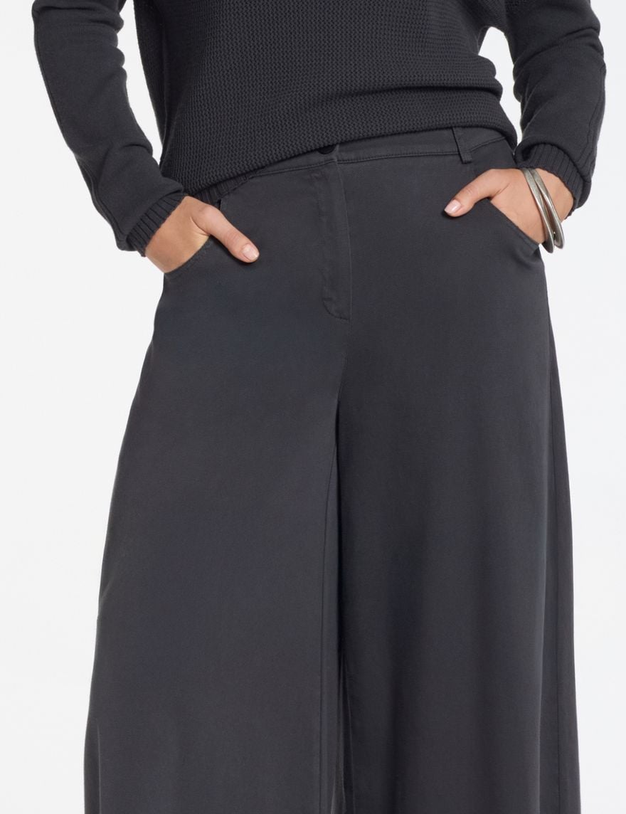 Sarah Pacini Palazzo-Hose – mit Steppnähten