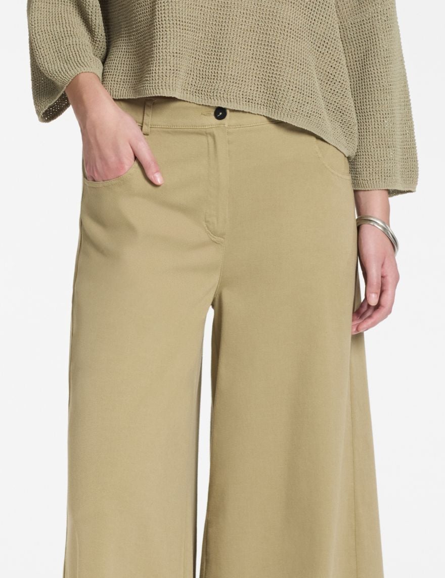 Sarah Pacini Palazzo broek – met topstiksels