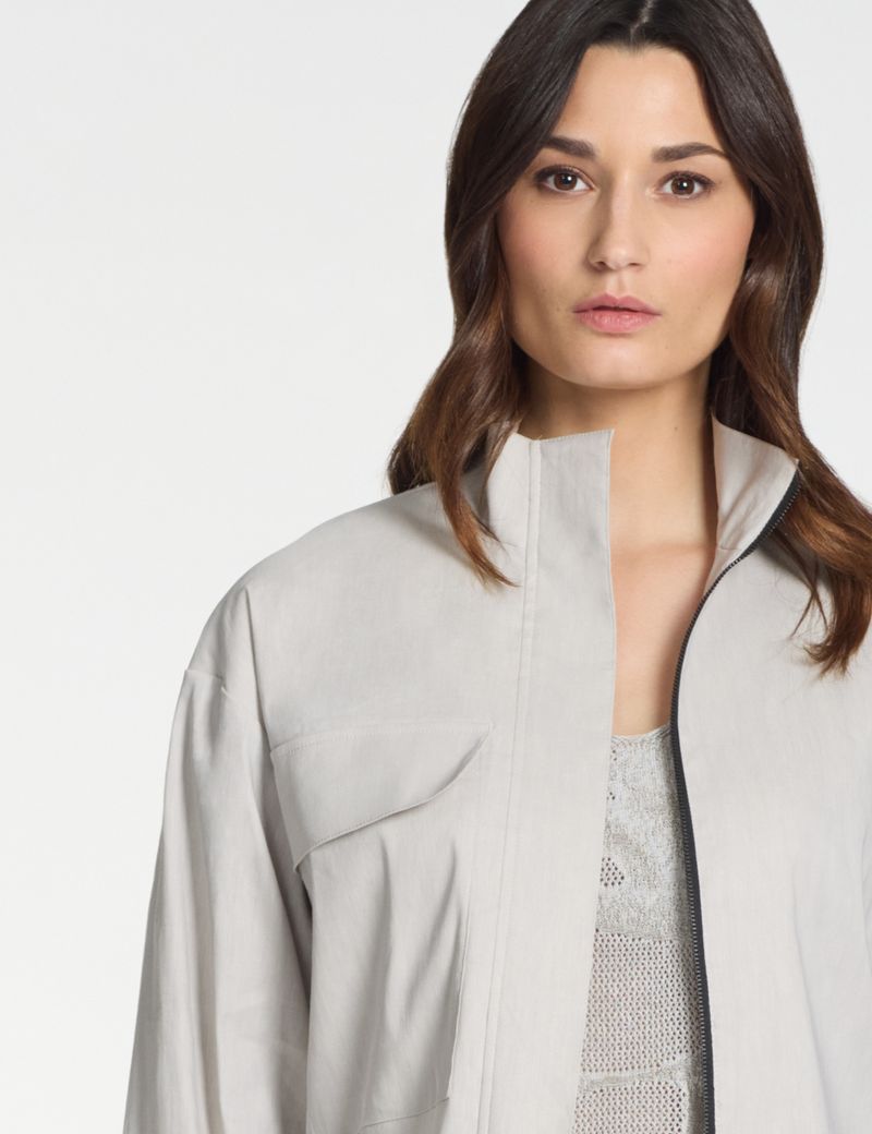Sarah Pacini Jacke – Stretch-Leinen