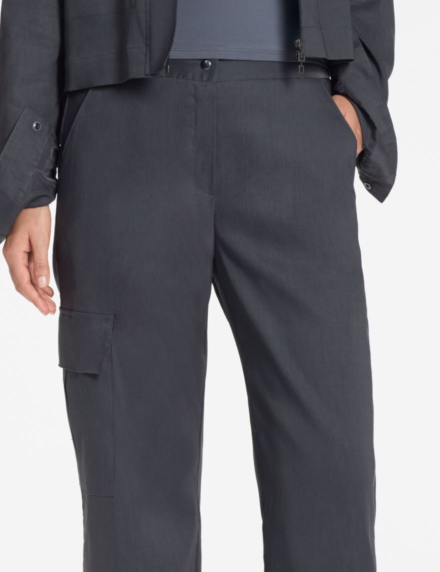 Sarah Pacini Straight pants – patch pocket