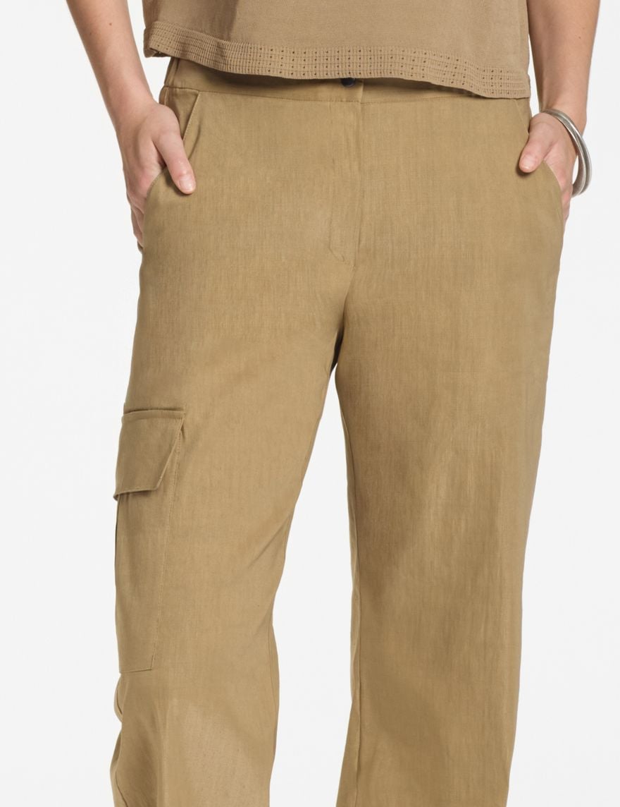 Sarah Pacini Straight pants – patch pocket