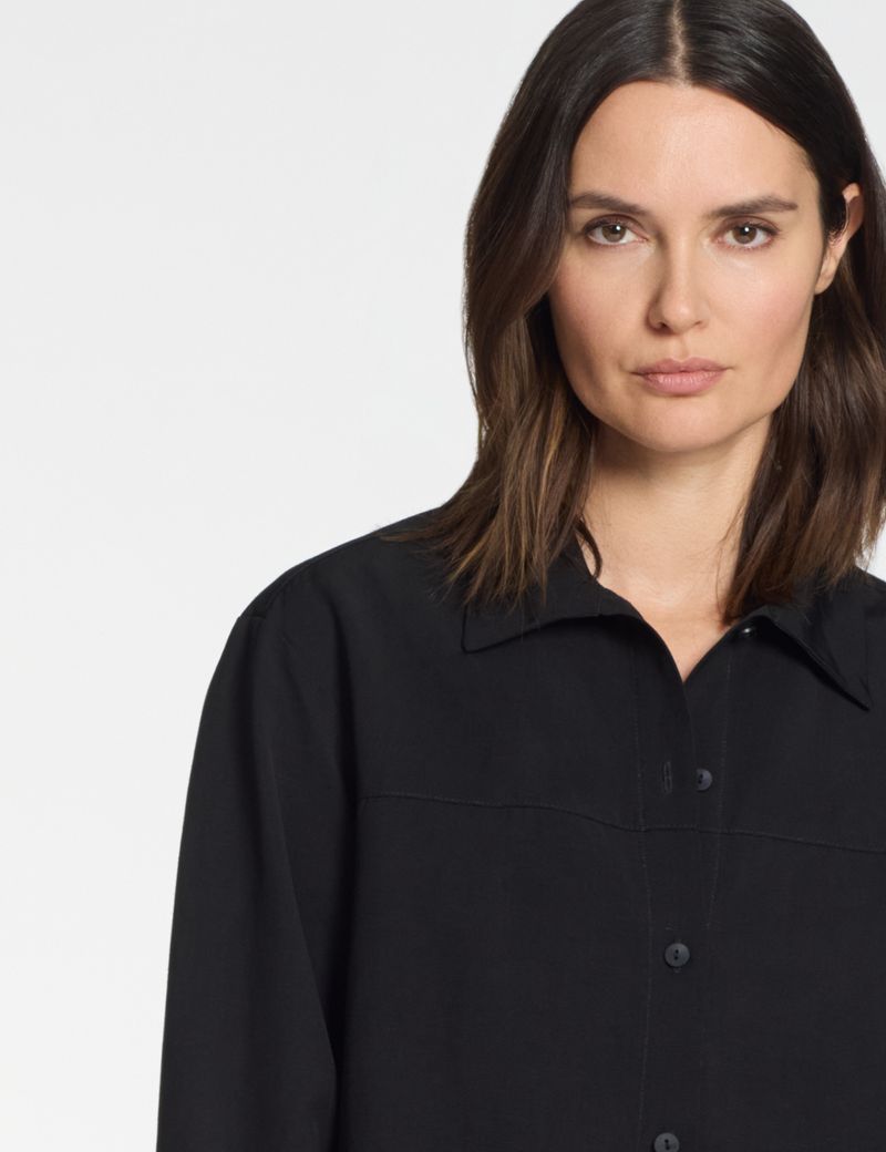 Sarah Pacini Linen shirt – clean lines