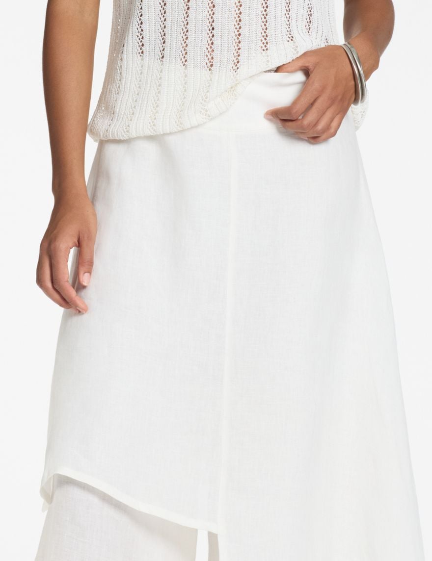 Sarah Pacini Linen pants – layered look
