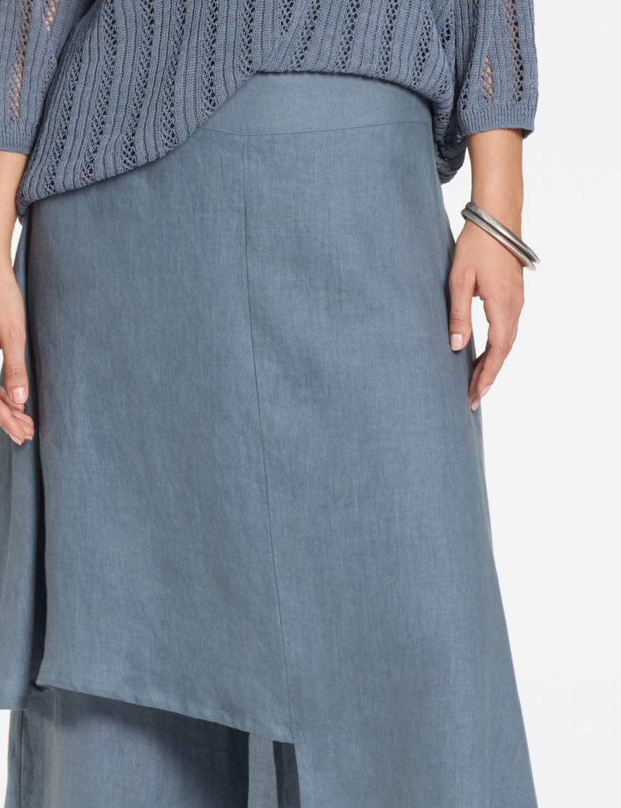 Sarah Pacini Linnen broek – gelaagde look