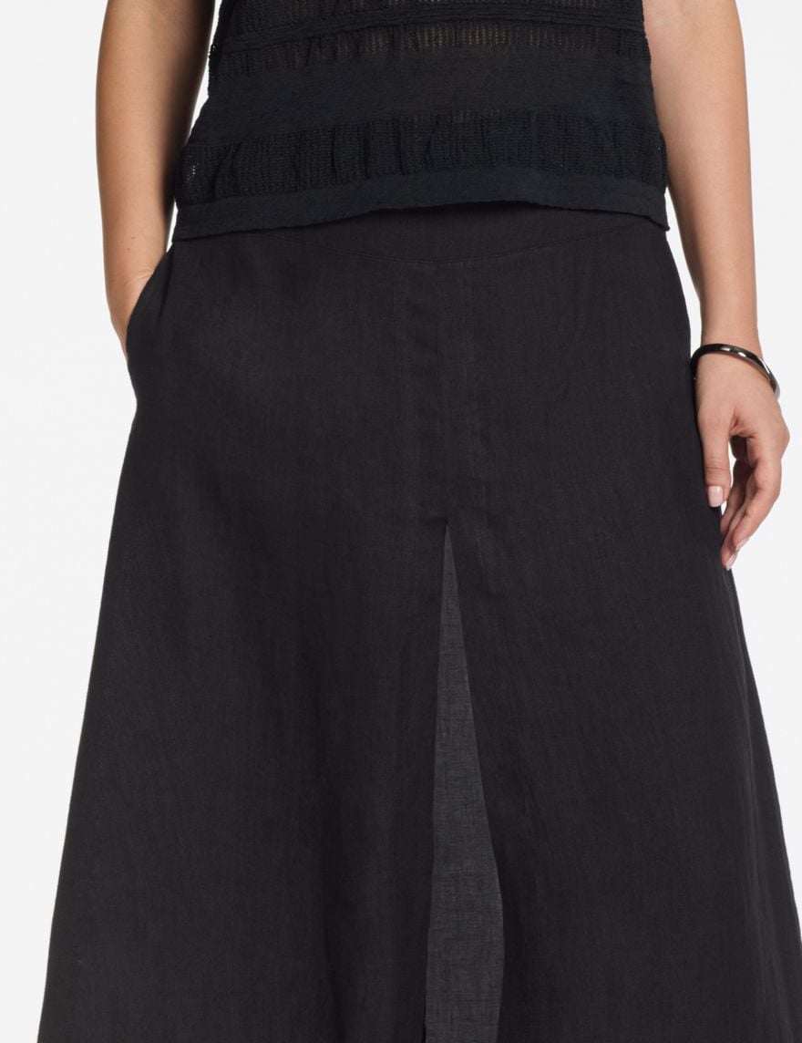 Sarah Pacini Linen pants – trompe l'œil