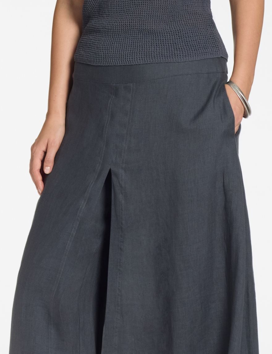 Sarah Pacini Linnen broek – trompe l'œil