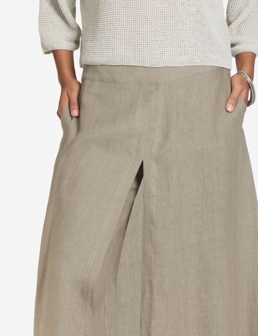 Sarah Pacini Linnen broek – trompe l'œil