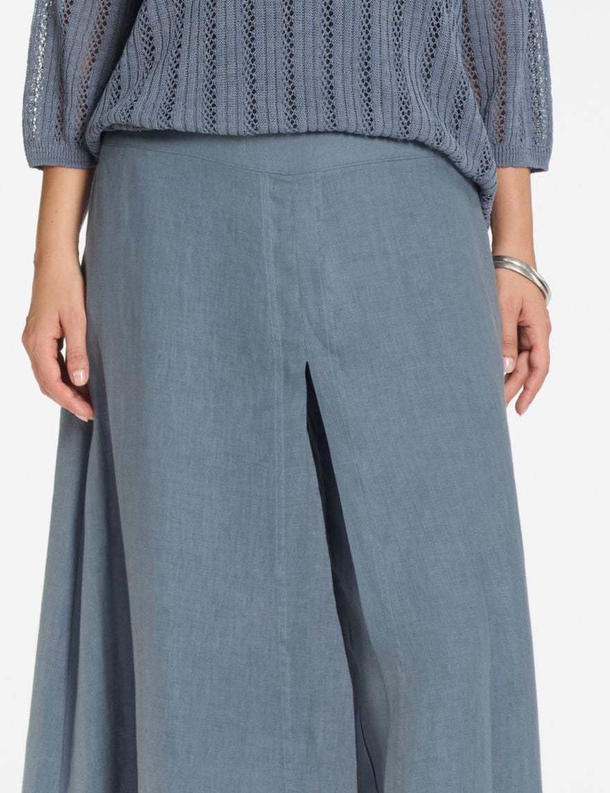 Sarah Pacini Linnen broek – trompe l'œil