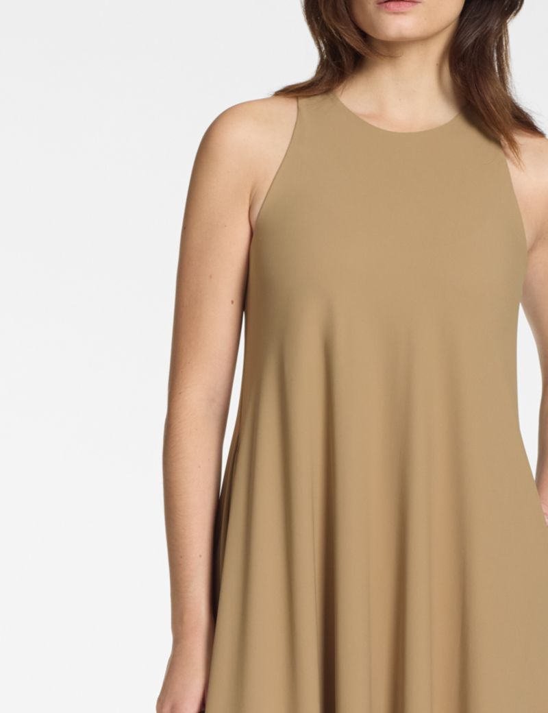 Sarah Pacini Sleeveless long dress – techno fabric