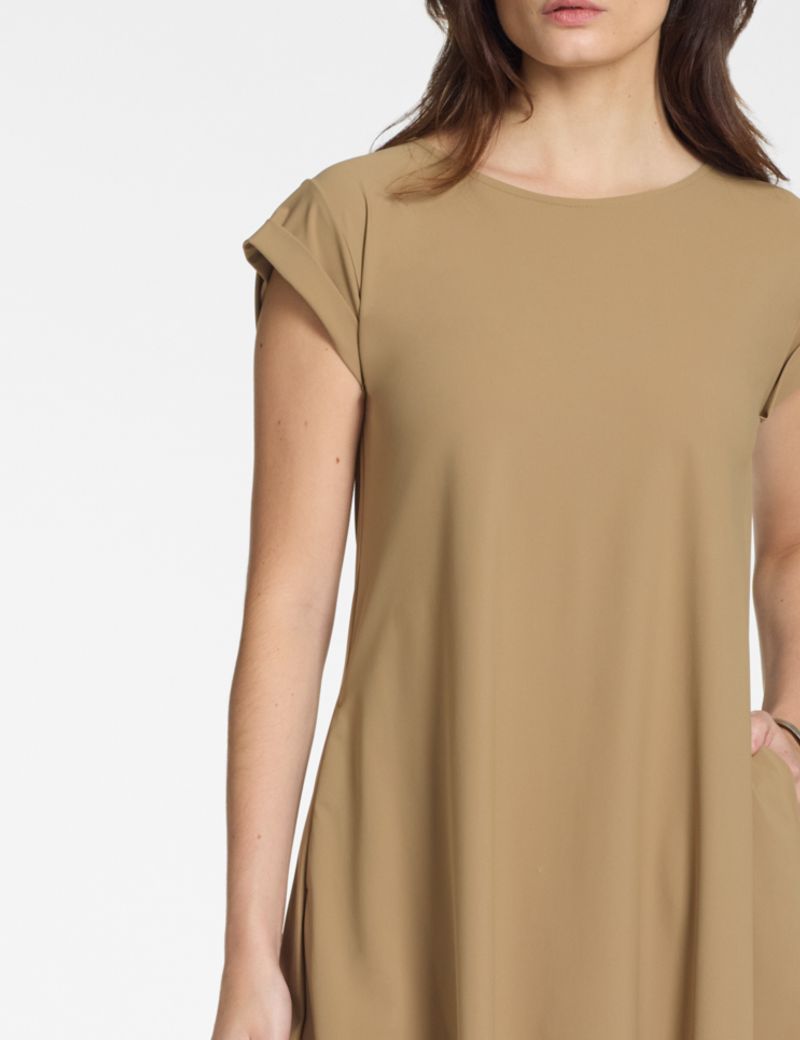 Sarah Pacini Kurzes Kleid – Techno-Stoff