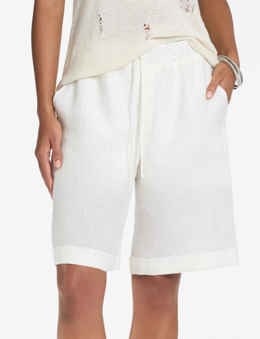 Sarah Pacini Shorts – 100 % Leinen