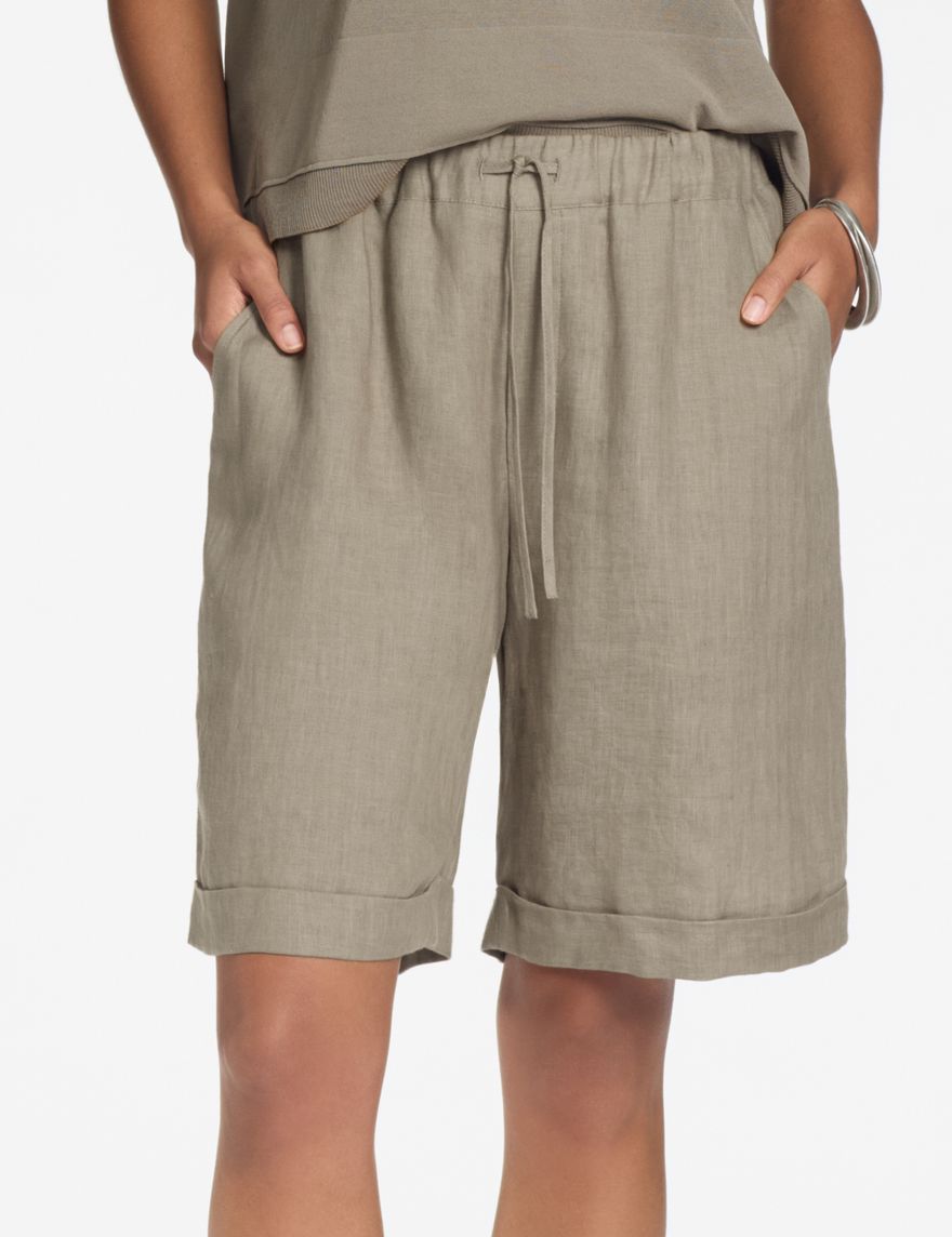 Sarah Pacini Bermuda shorts – 100% linen
