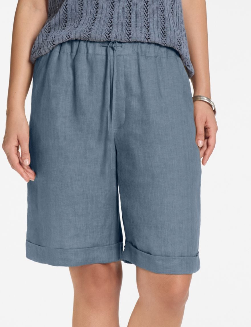Sarah Pacini Bermuda shorts – 100% linen