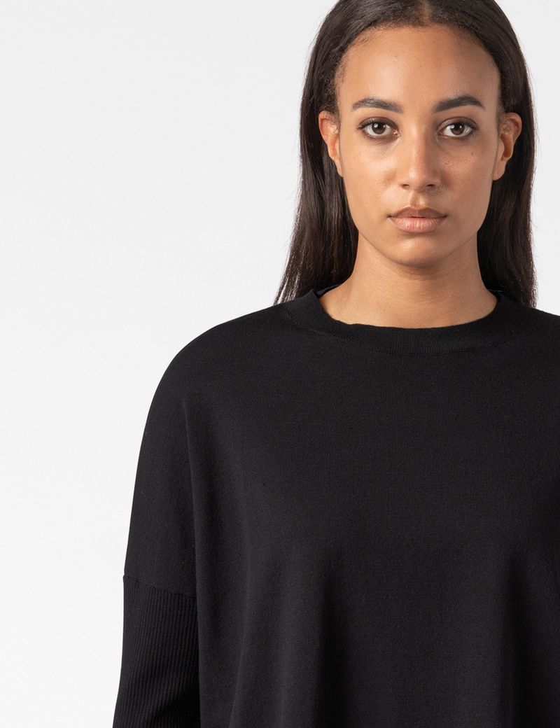 Sarah Pacini SWEATER – RIBBED SLEEVES