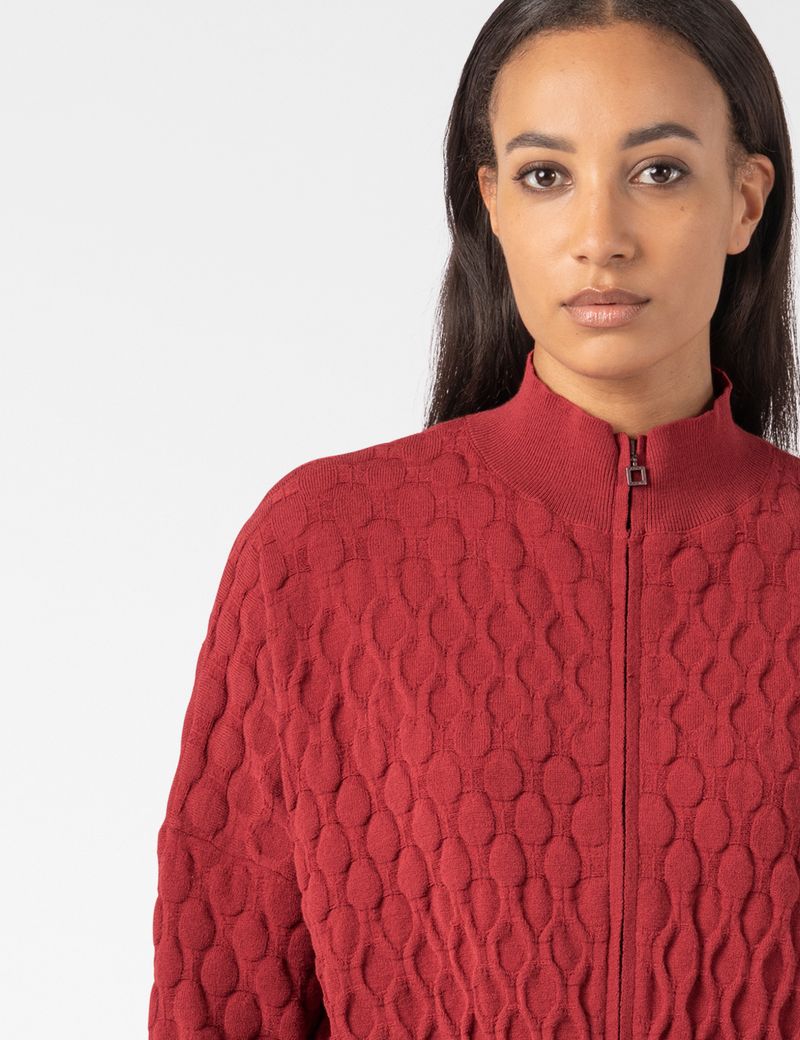 Sarah Pacini VEST MET RITS – GEWATTEERD