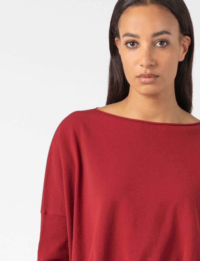 Sarah Pacini PULL OVERSIZE - CÔTES FANTAISIES