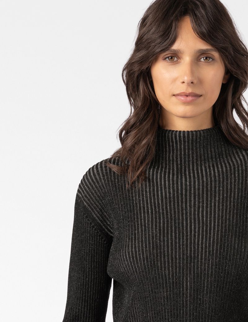 Sarah Pacini TRUI MET COL – GLANZENDE RIB