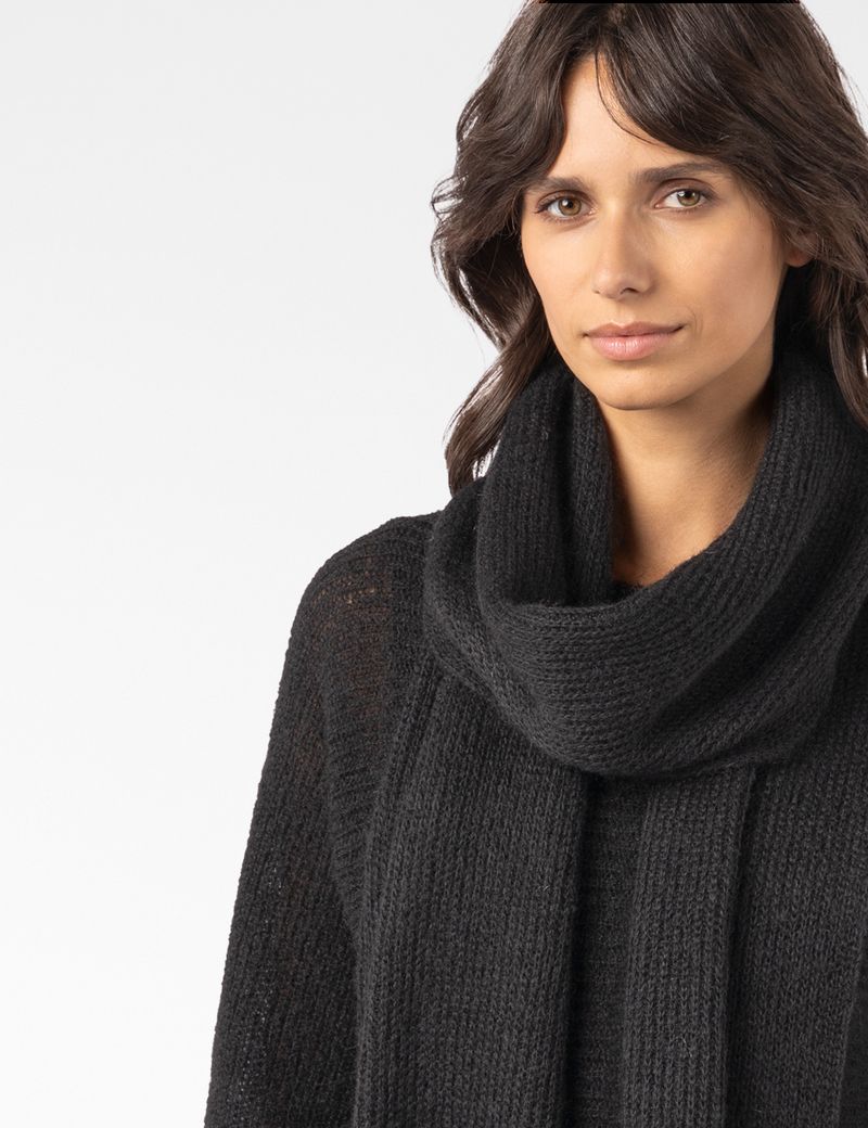 Sarah Pacini SCARF – AIRY RIB KNIT