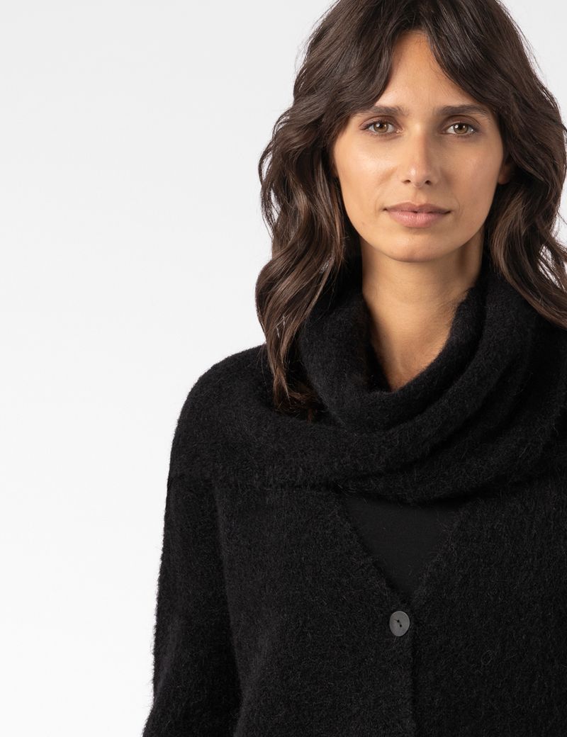 Sarah Pacini KORT VEST – NAADLOZE MOHAIR