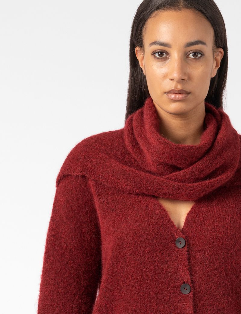 Sarah Pacini KURZER CARDIGAN – NAHTLOSER MOHAIR
