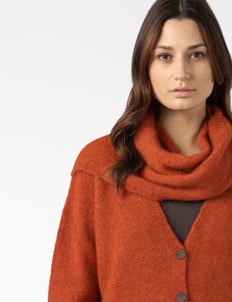 Sarah Pacini KORT VEST – NAADLOZE MOHAIR