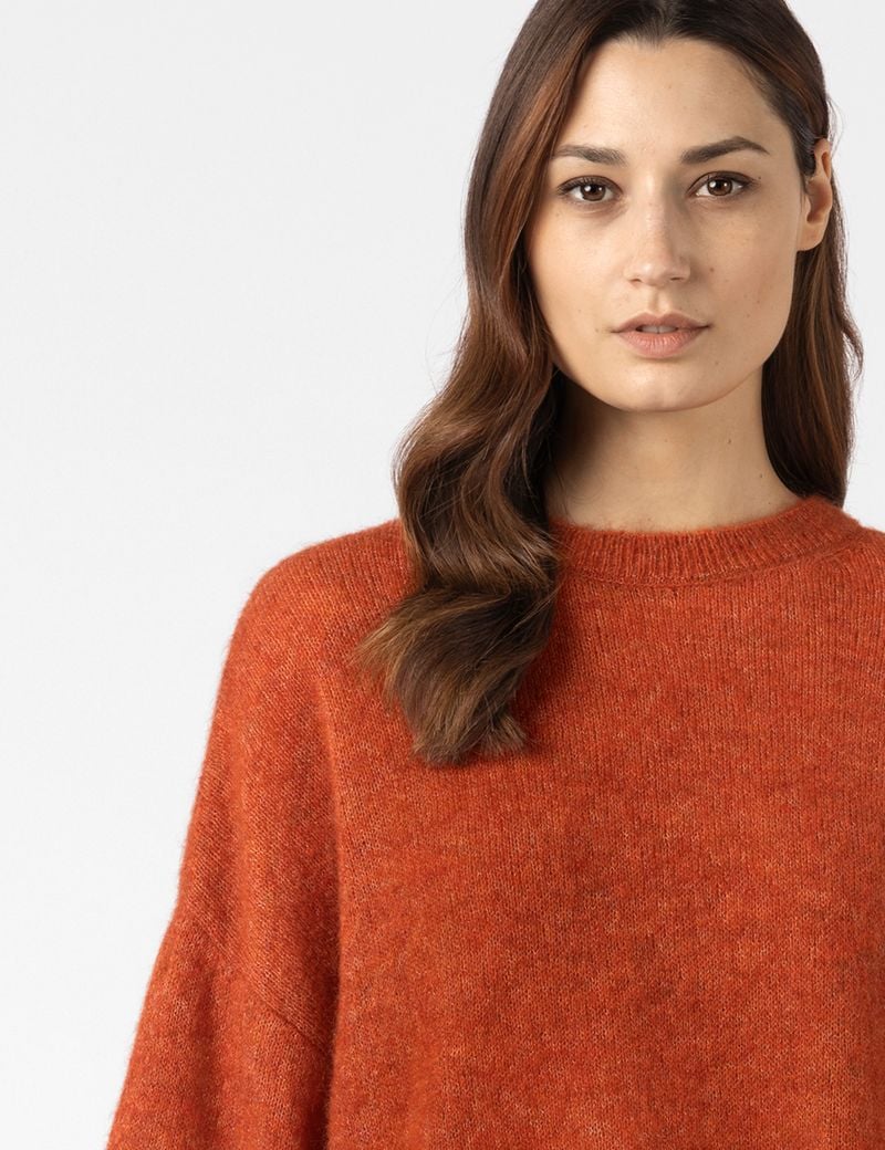 Sarah Pacini 3/4-SLEEVE SWEATER – STRETCH MOHAIR