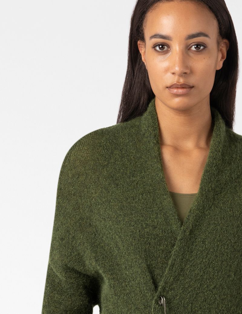 Sarah Pacini Long cardigan – mohair-merino