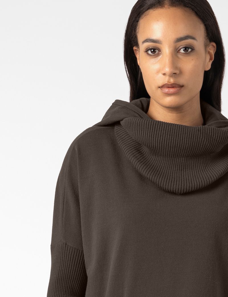 Sarah Pacini Pull à capuche – viscose stretch