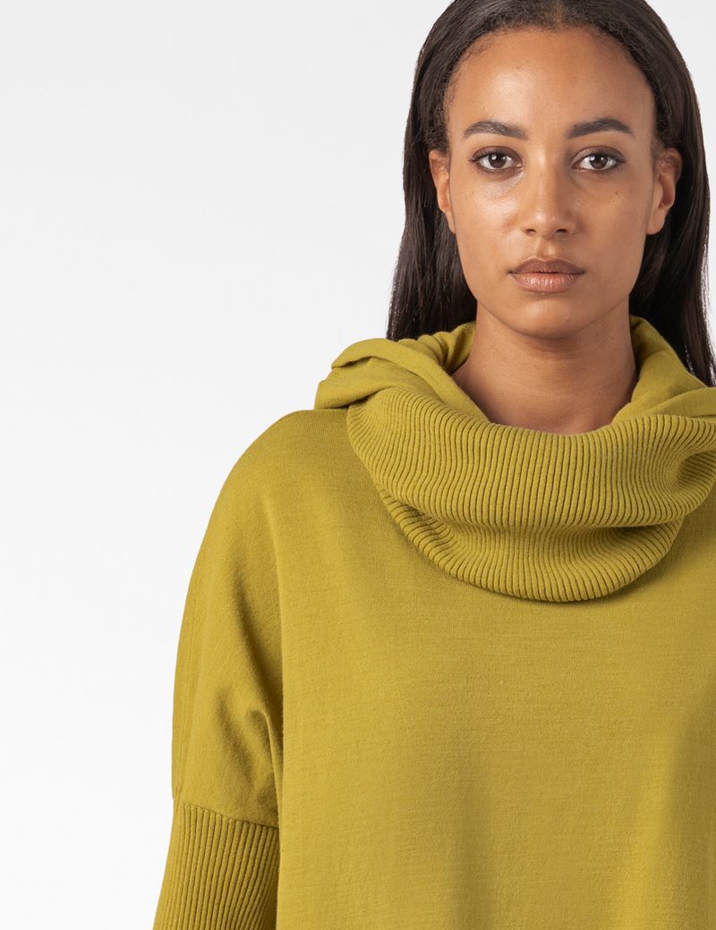 Sarah Pacini Hooded sweater – viscose stretch
