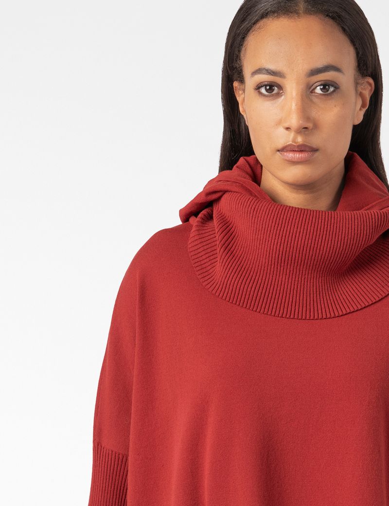 Sarah Pacini Pull à capuche – viscose stretch