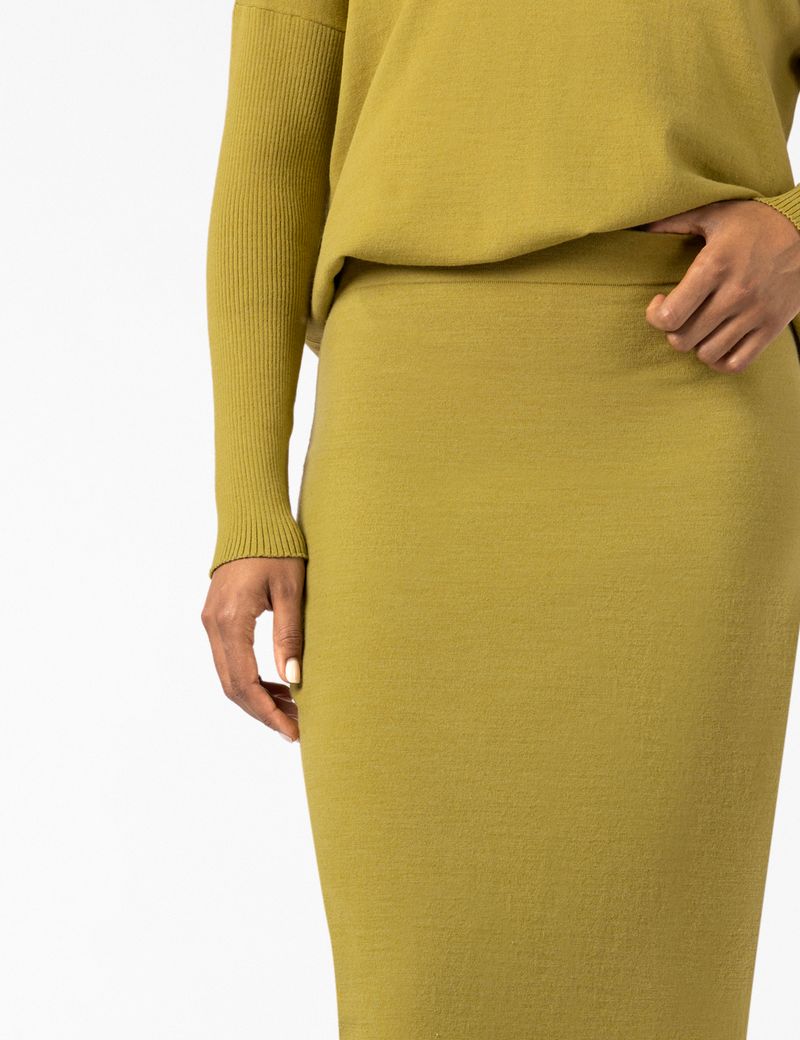 Sarah Pacini Strick-Maxirock – Viskose-Stretch