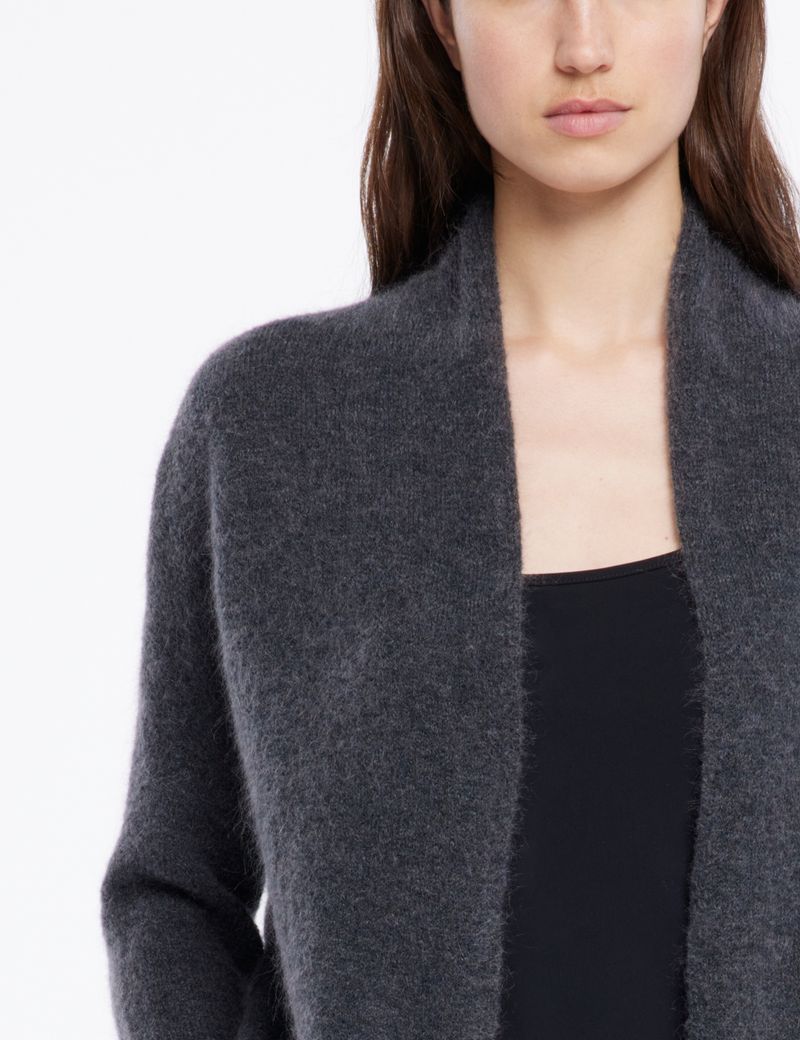 Sarah Pacini Long cardigan – mohair-merino