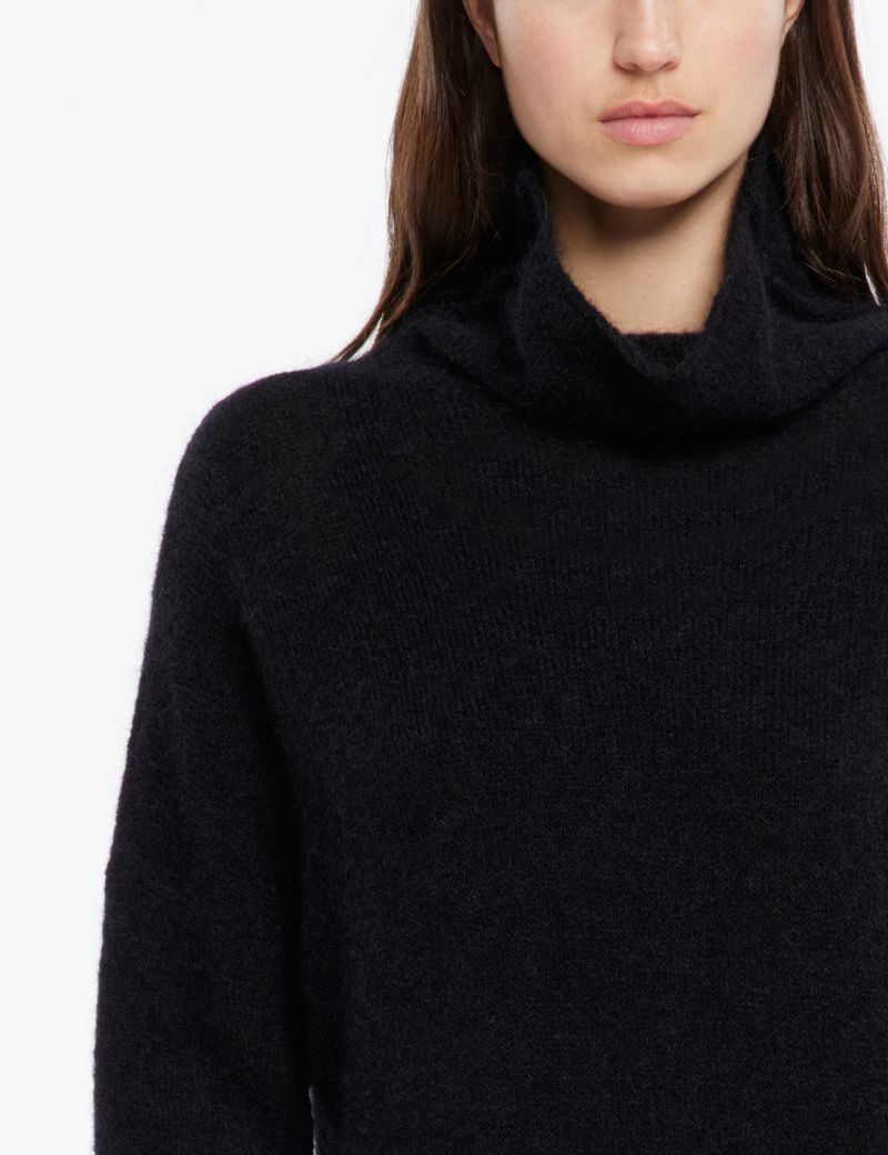 Sarah Pacini Lange rolkraagtrui – mohair-merino