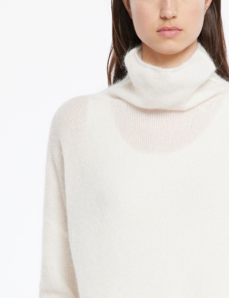 Sarah Pacini Lange rolkraagtrui – mohair-merino