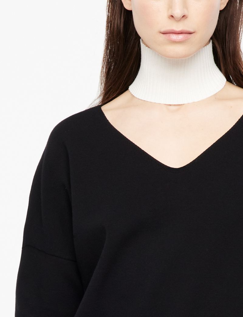 Sarah Pacini Col ajusté – viscose stretch