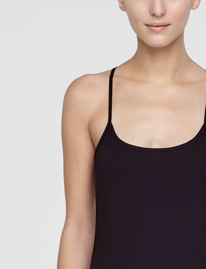 Sarah Pacini KNEE-LENGTH TUNIC - THIN STRAPS