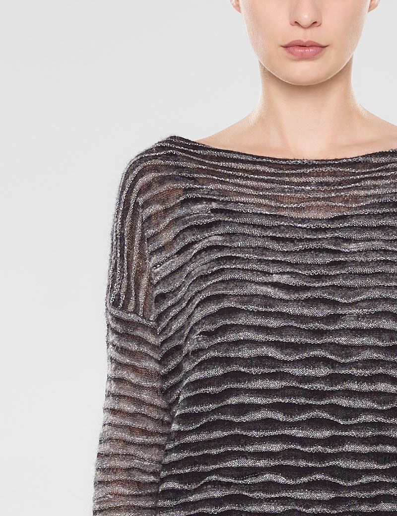 Sarah Pacini Loose fit long sweater