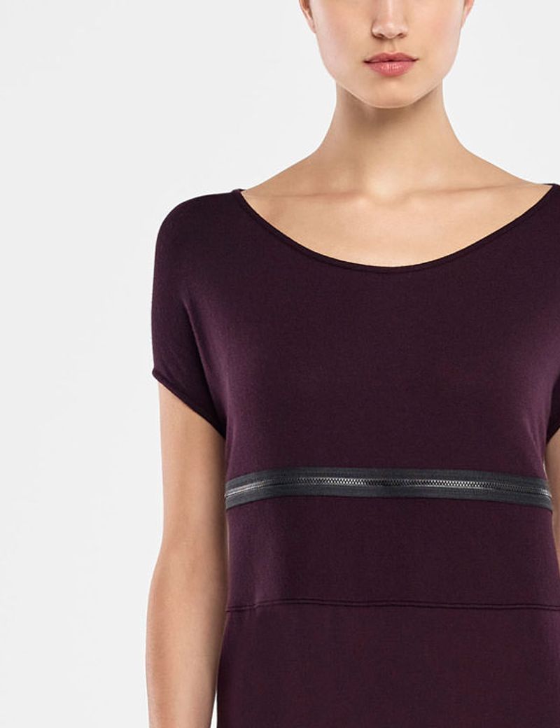 Sarah Pacini ROBE SANS MANCHES - PANNEAU ZIPPÉ