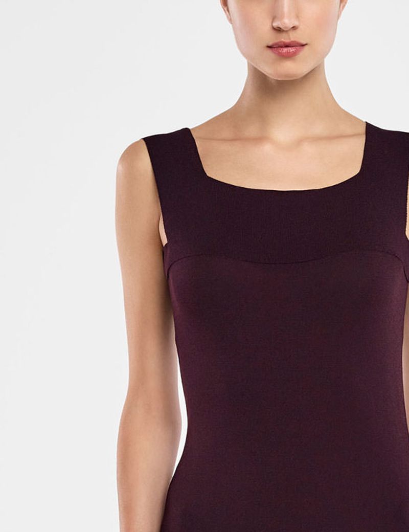 Sarah Pacini KNEE-LENGTH DRESS - SQUARE NECKLINE