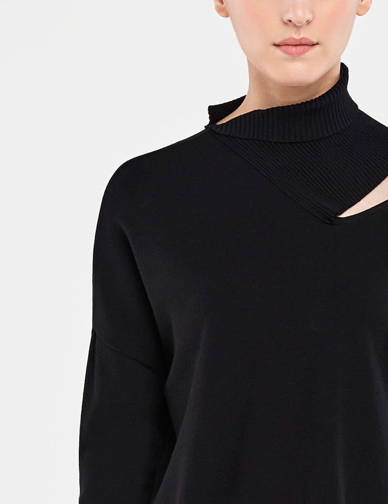 Sarah Pacini SWEATER – VIELSEITIGER KRAGEN