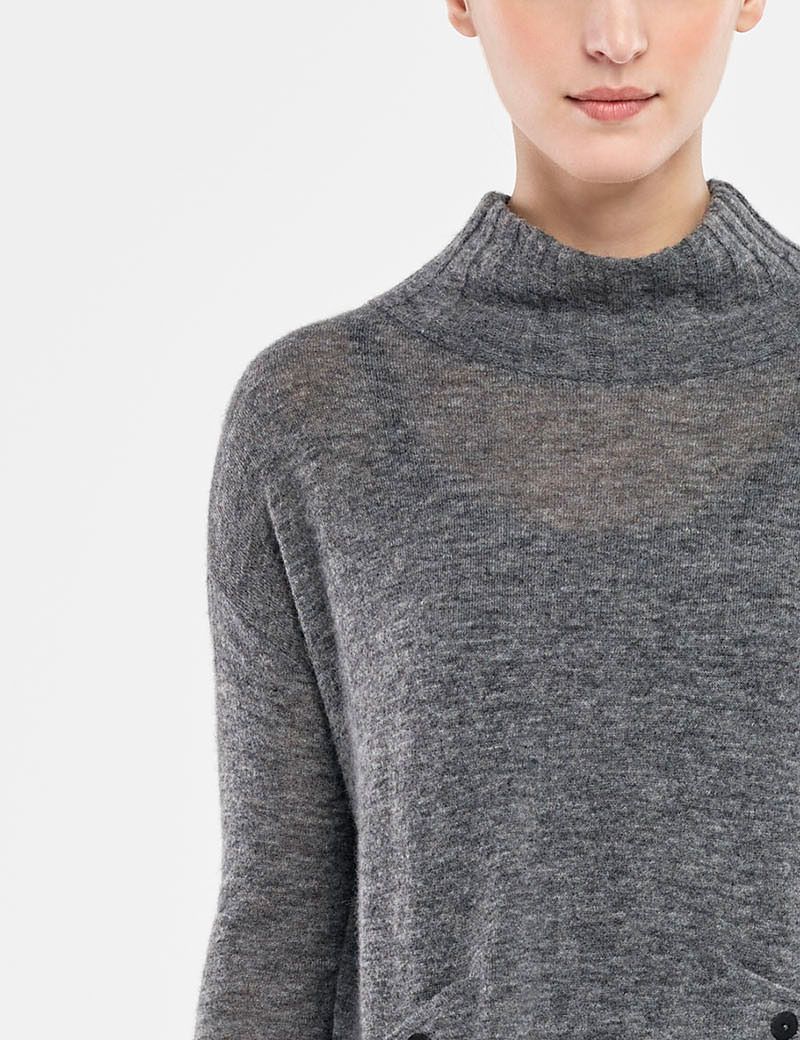 Sarah Pacini PULL COL MONTANT