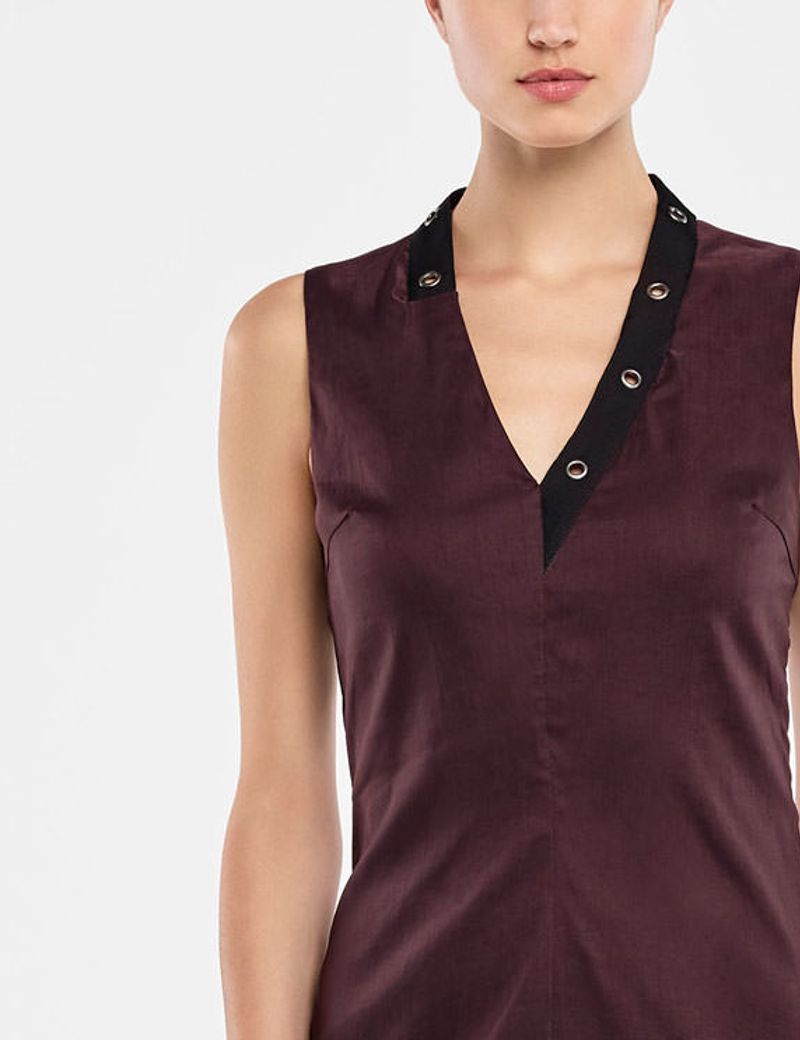 Sarah Pacini KNEE-LENGTH DRESS - STRETCH LINEN