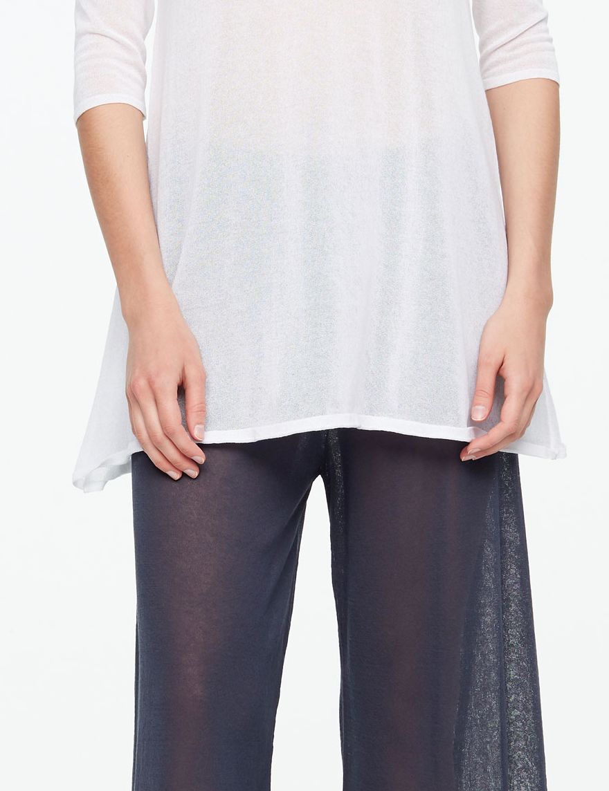 Sarah Pacini KATOENEN BROEK MET VOILE