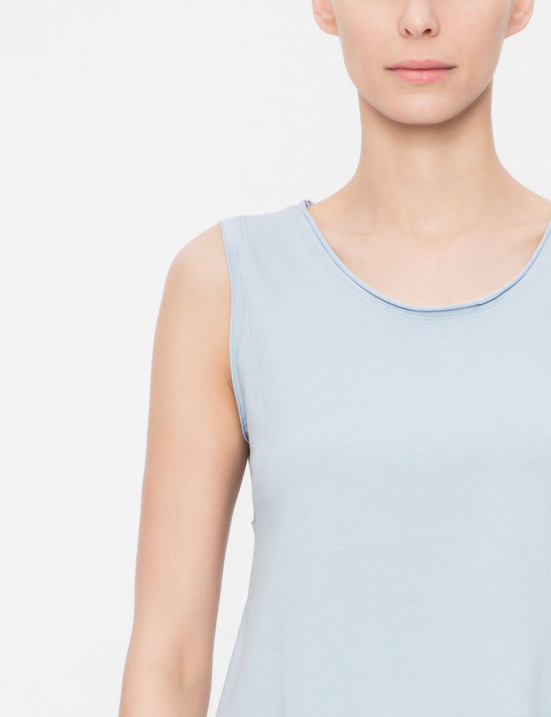 Sarah Pacini A-LINE COTTON SHIRT - SLEEVELESS